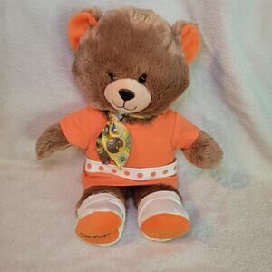 Build a Bear Brown Plush Southwest Flight Attendant with Scarf & Outfit Rare 50